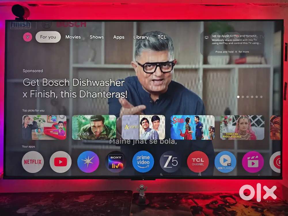 TCL QLED 55 INCH 120HZ SMART TV