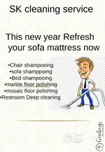 Sofa chair shampooing service and bathroom deep cleaning
