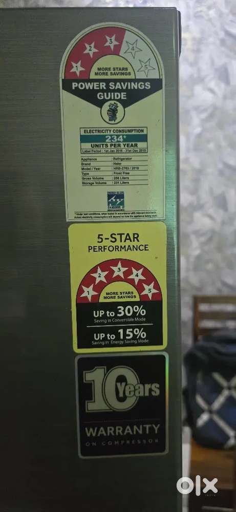 5 star rated Haier Double Door Convertible Refridgerator fridge Sale