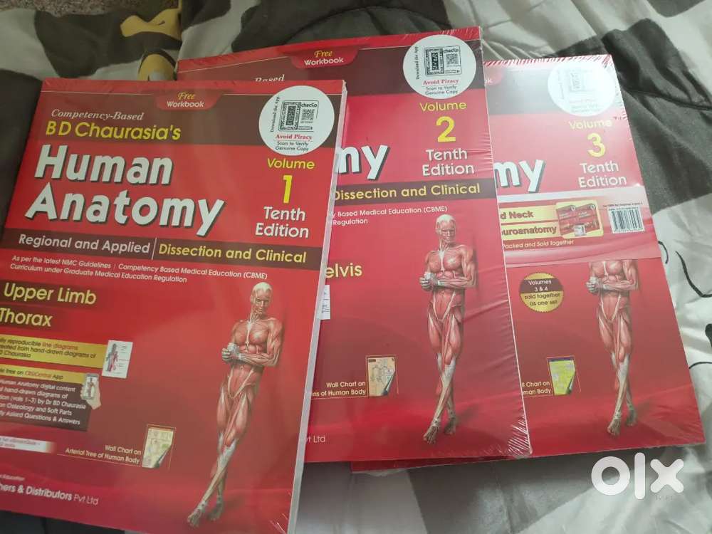 BD Chuarasia's Human Anatomy 10th edition