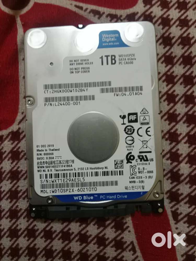 1 TB HARD DISK WITH 16 GB MEMORY CARD BRAND NEW