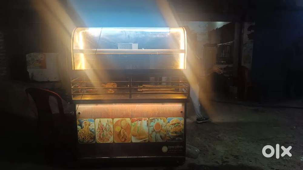 Fully steel bhatti counter 4 feet with burner