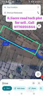 Road touch land sell 8.5 acre