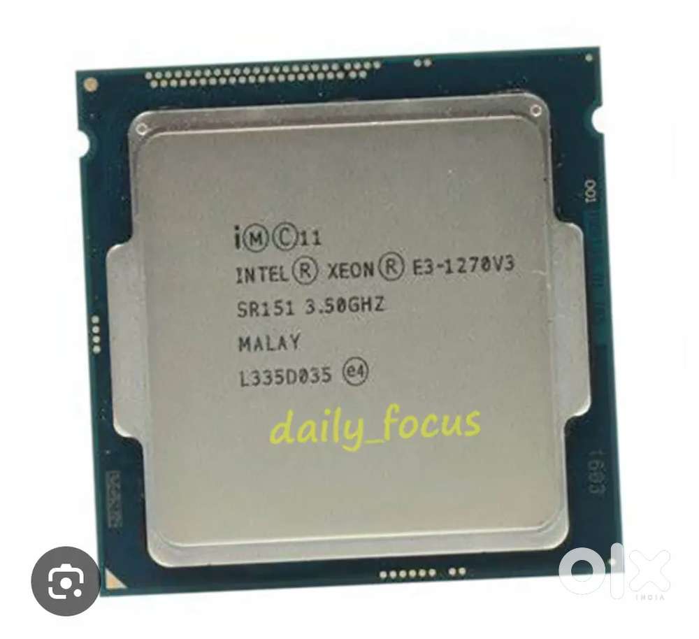 i7 4770k equivalent xeon processor (e3 1270v3) imported avl 12 pcs
