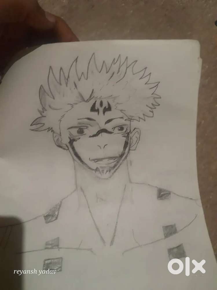 Sukuna drawing