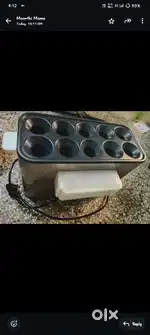 Egg kulfi machine, Egg roaster machine, Deep fryer, chocolate meltter