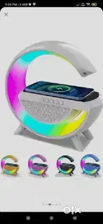 Techel g shape speaker RGB colour light google xza21 56w bluetooth