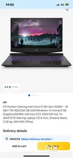 Gaming laptop