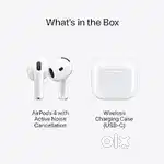 Apple Airpods 4 with noice cancellation