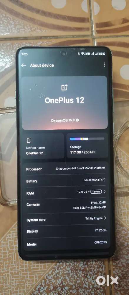 Oneplus 12 brand new condition 12+256GB Full kit available