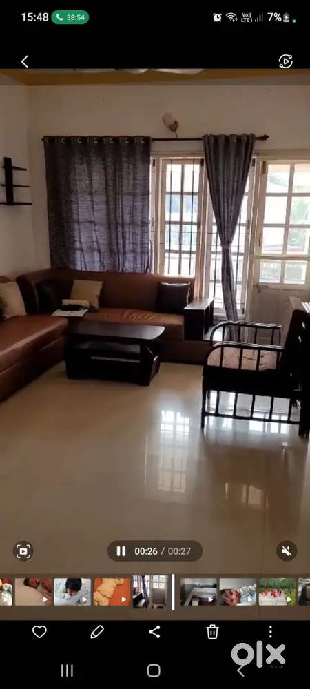Fully furnished 2 BHK apartment in Syndicate Circle, Manipal