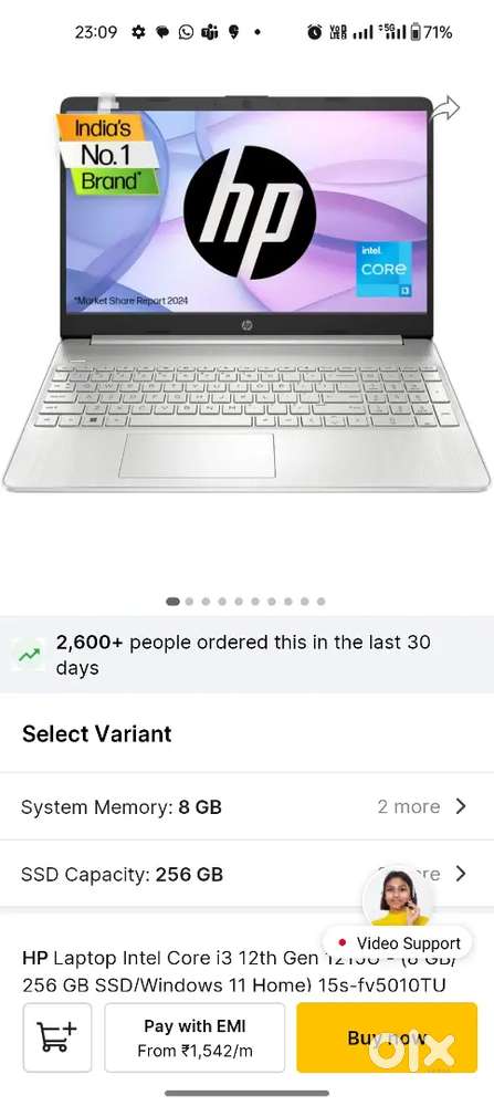 Hp laptop Good condition
