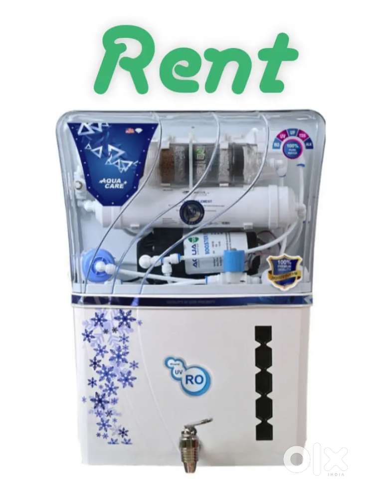 Ro water purifire available on rent