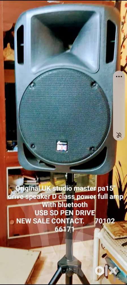15'pa speaker studiomaster professional
