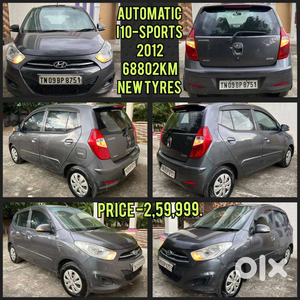 Hyundai i10 Sportz 1.2 Automatic Kappa2, 2012, Petrol