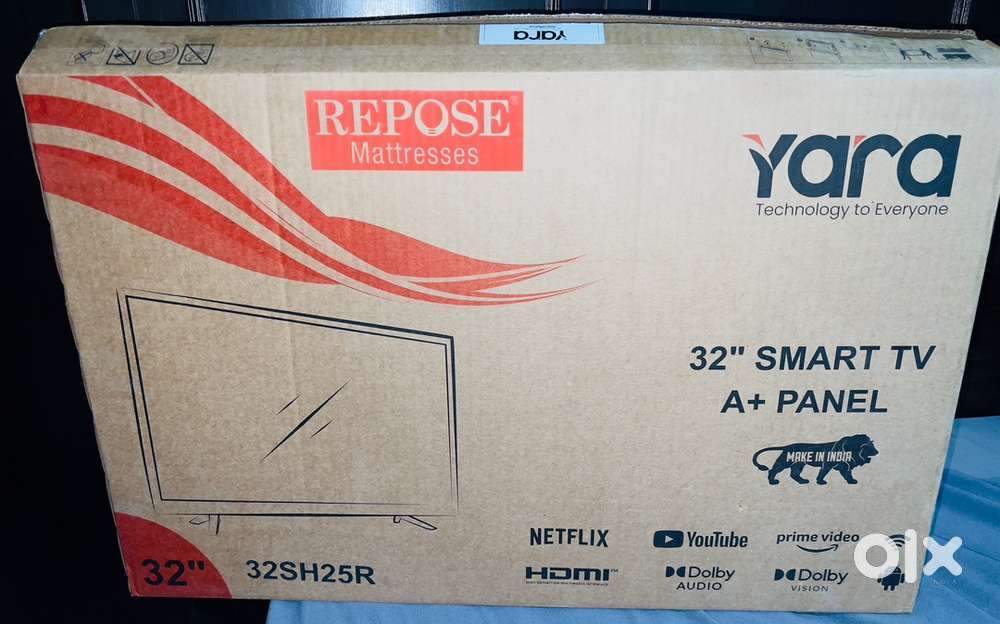 32 inch Brand new one week used Yara smart Android tv