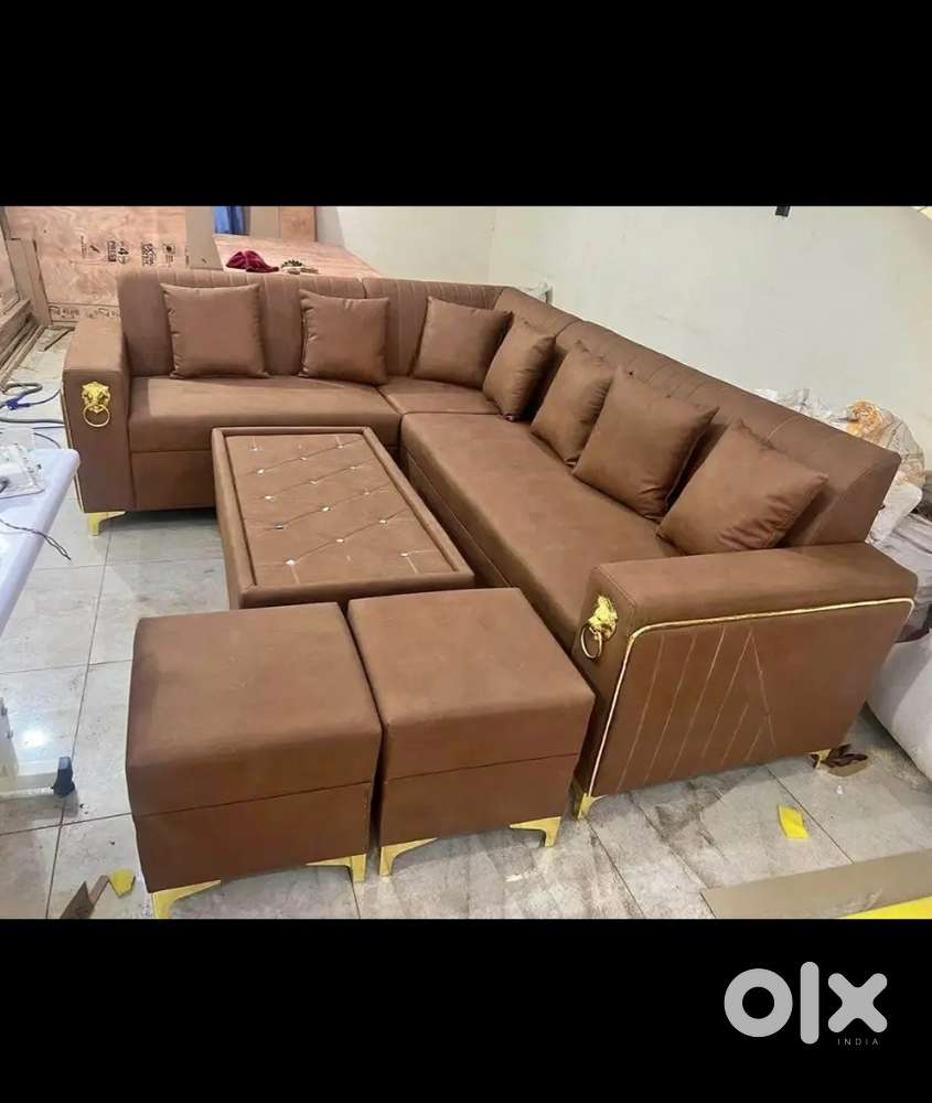 L SHAPE SOFA SET BEST WOOD OTHER DESIGN AVAILABLE IN N.Z FURNITURE