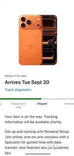 iPhone 17 Pro Max 256 GB