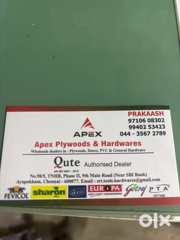 Sales person for plywood shop