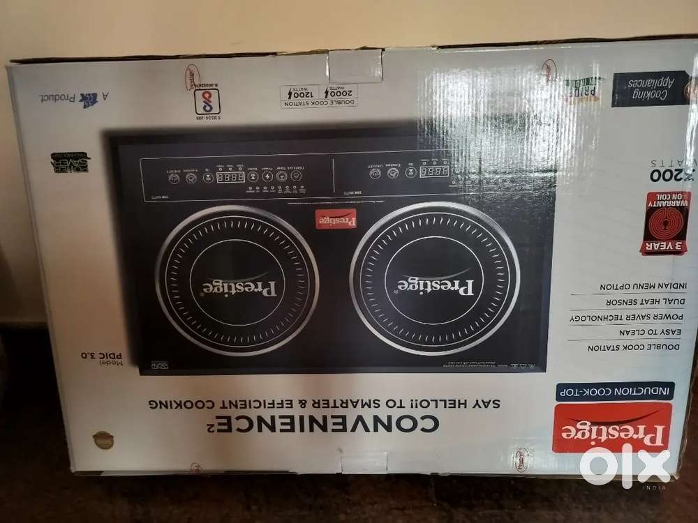 Double induction cook top 3200W