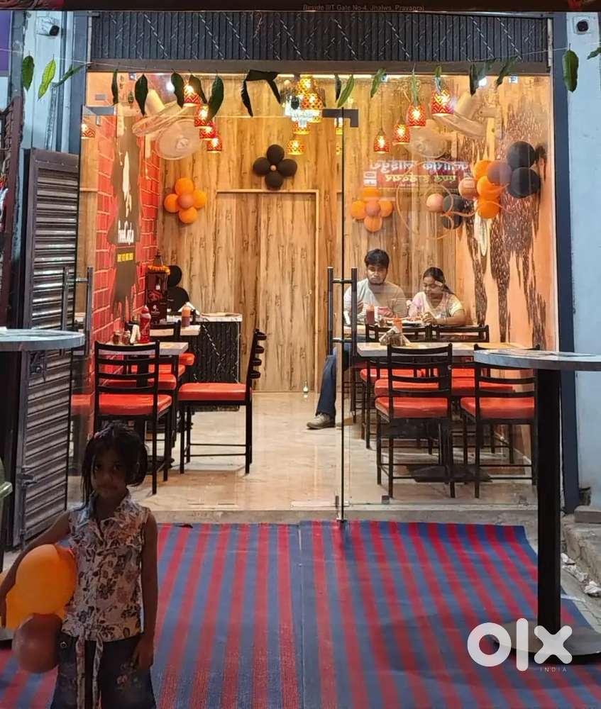 Running condition restaurant and cafe with all kitchen equipments etc.