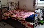 Steel bed queen size