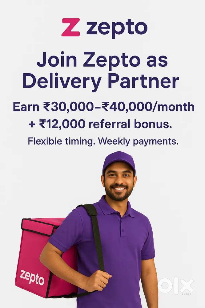 Zepto delivery job