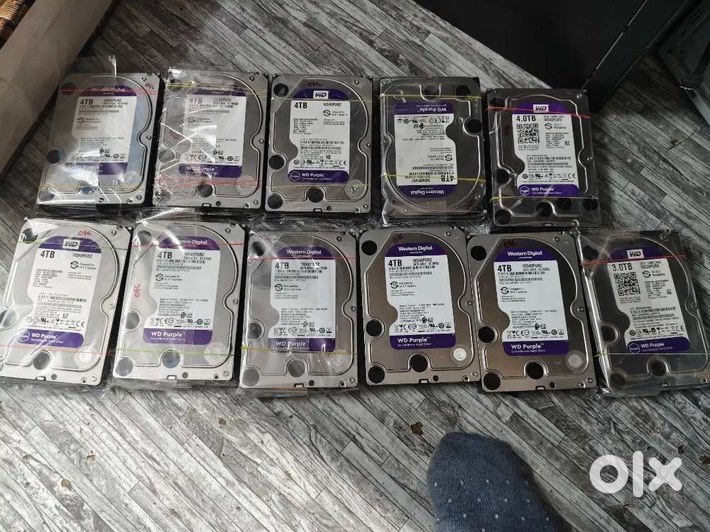 4 tb hard disc wd purple servillance av