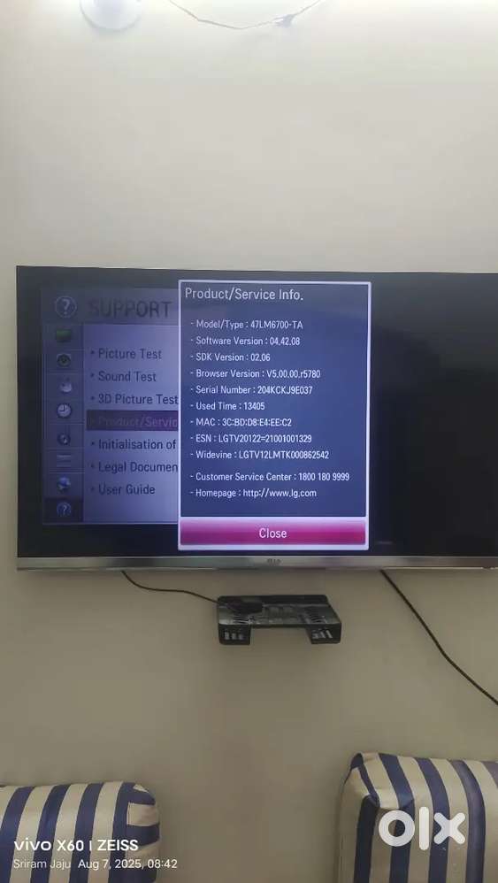 43 LG Smart TV