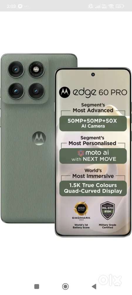 Moto edge 60 pro 12 gb 256gb