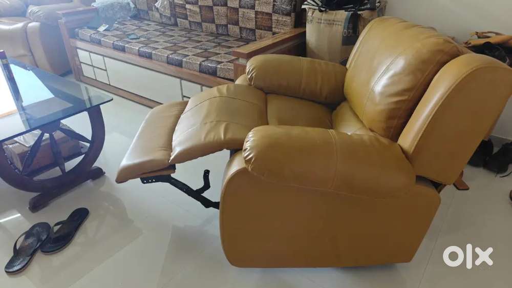 Very less used sofa cum bed. 2 Recliners (mint condition)