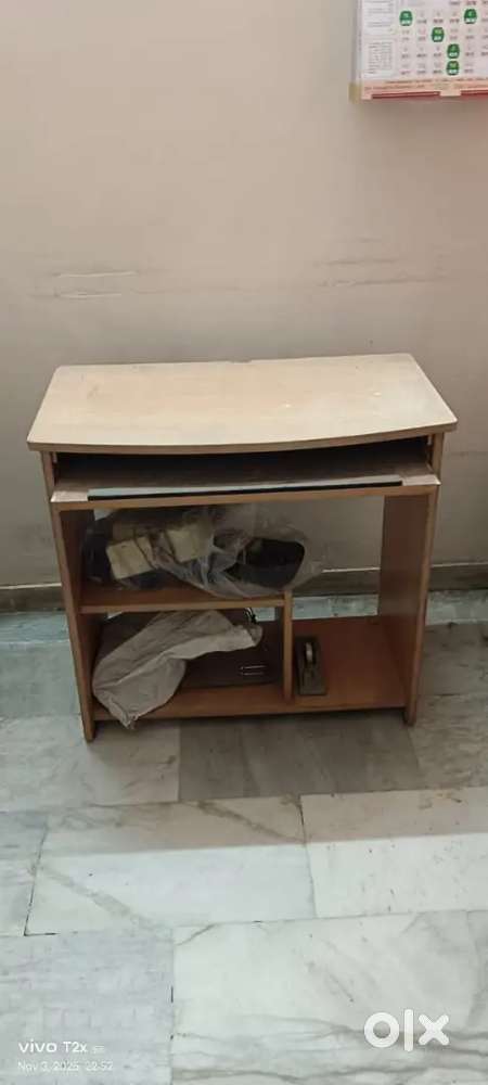 Computer table and chairs