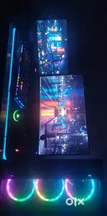 Full pc build with monitor keyboard mouse