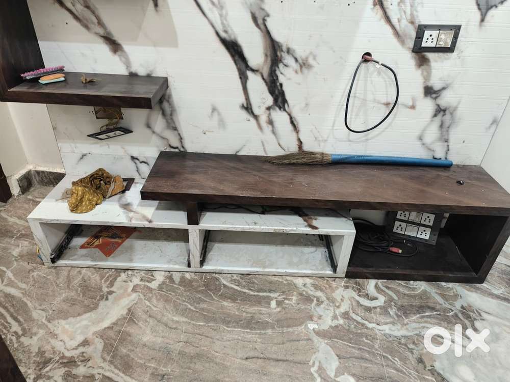 Tv panel for hanging wall with drawer