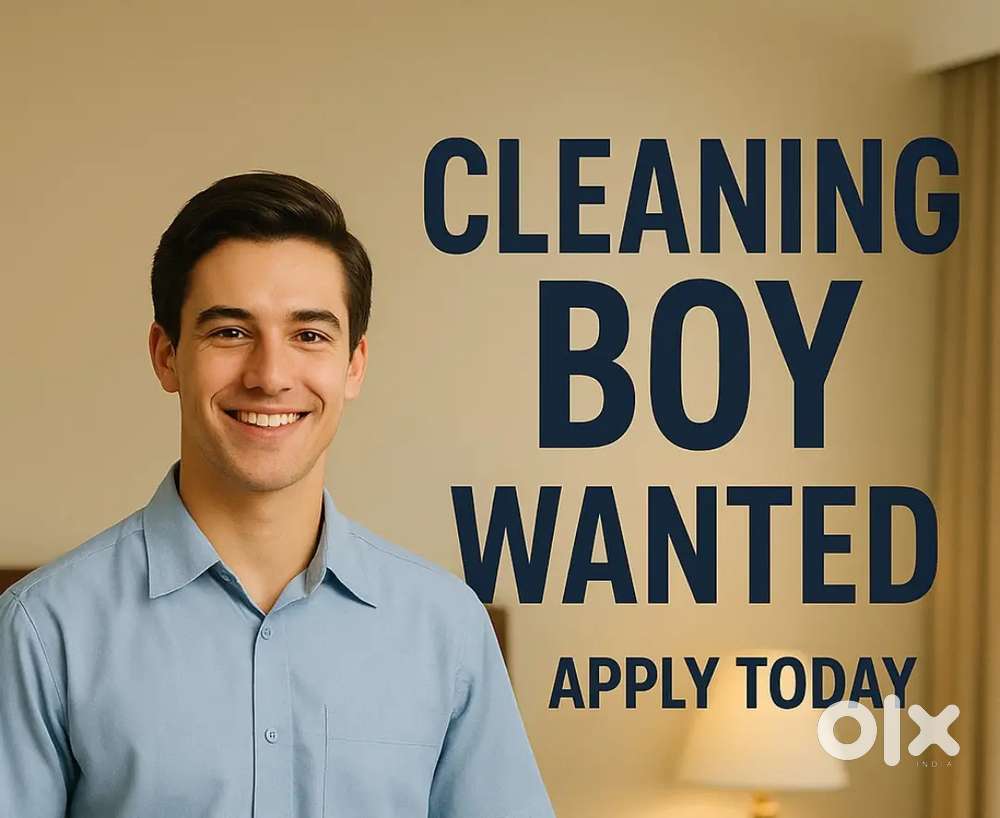Cleaning boy Wanted