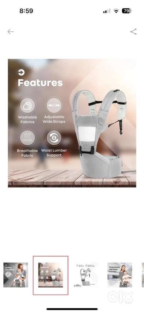 Brand new R for rabbit smart baby carrier