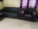 3+1+1 Well maintained Rexin Sofa for Sale