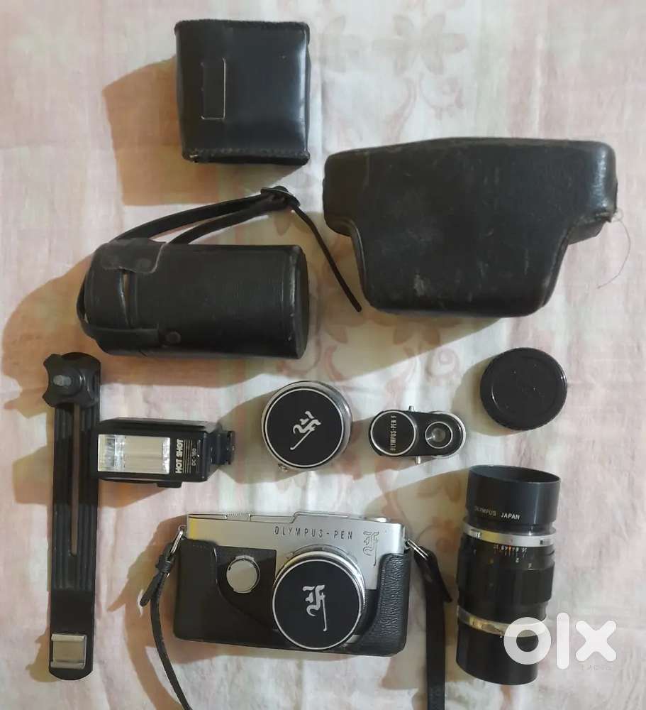 Olympus pen f 64 exposure antic camera