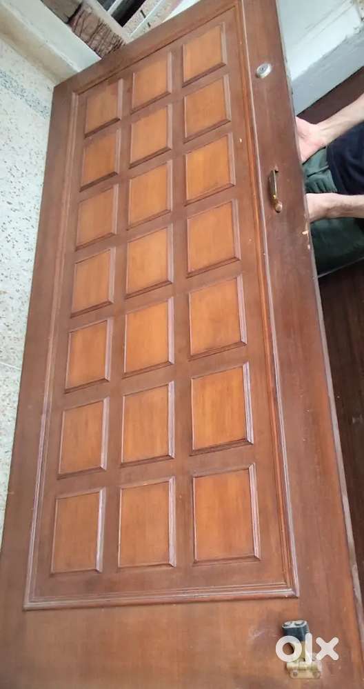 Main wooden doors