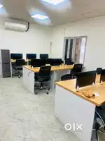 1Boss Cabin+15Workstations.Ready to move office space for rent Noida.
