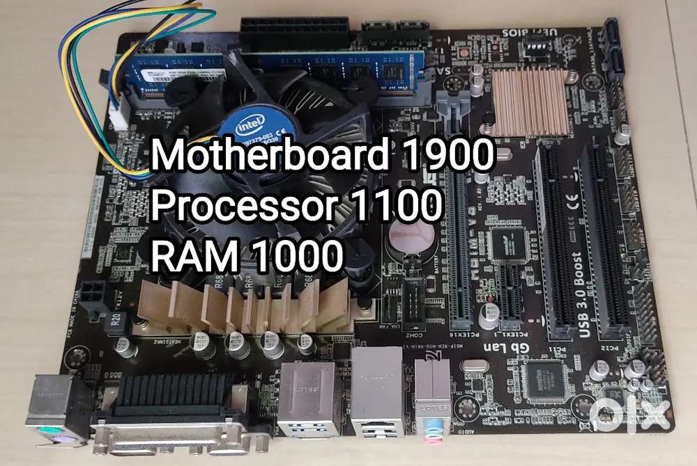i3 4th computer processor 8gb RAM Motherboard