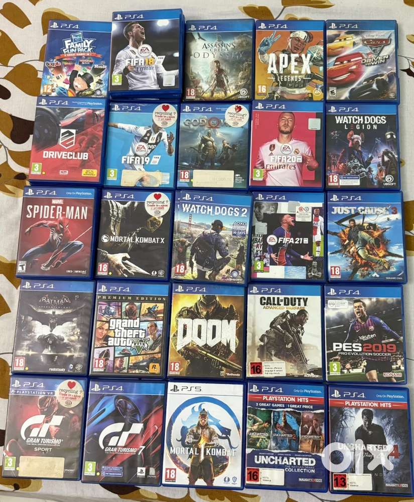 Ps5 and ps4 games for sale which is available in pics interested peopl