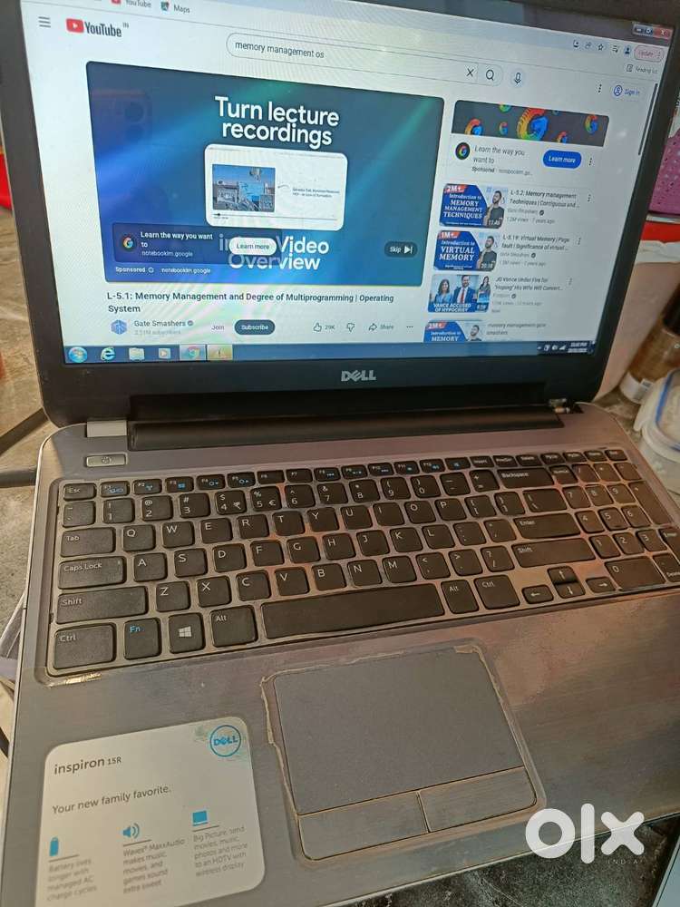 Dell Inspiron laptop best condition Inspiron 5521 12 gb Ram