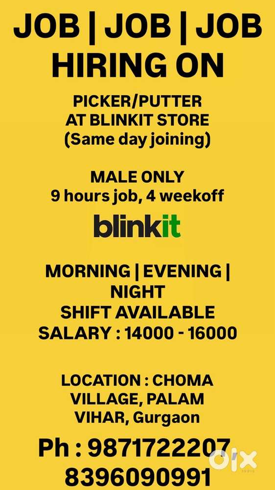 BLINKIT WAREHOUSE PICKER