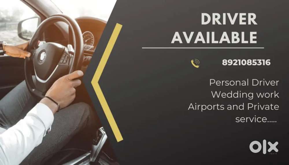 Personal and private Driver Available