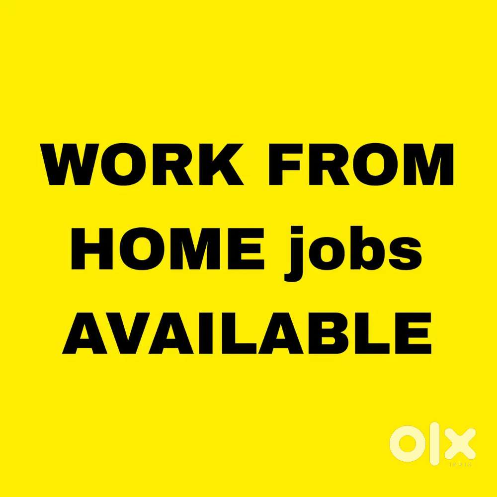 Home based jobs are available