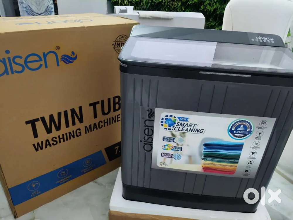 Aisen twin tub washing machine