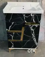 A compact and functional bathroom vanity unit
