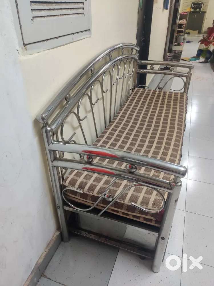 Stainless steel 3 seater Sofa