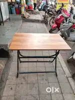 Brand New metal nd wooden folding Table high quality strong and sturdy